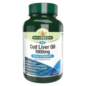 Natures Aid Cod Liver Oil 1000mg