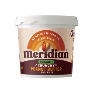 Meridian Peanut Butter Crunchy No Salt Organic 1kg