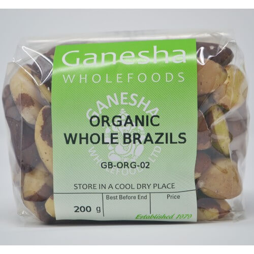 Brazil Nuts Whole Organic 200g