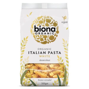 Biona Fusilli Pasta White Organic 500g