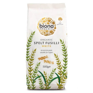 Biona Spelt Fusilli Pasta White Organic 500g