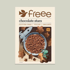 Doves Chocolate Stars Gluten Free Organic Cereal 300g