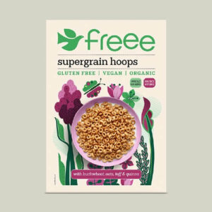 Doves Supergrain Hoops Gluten Free Organic Cereal 300g